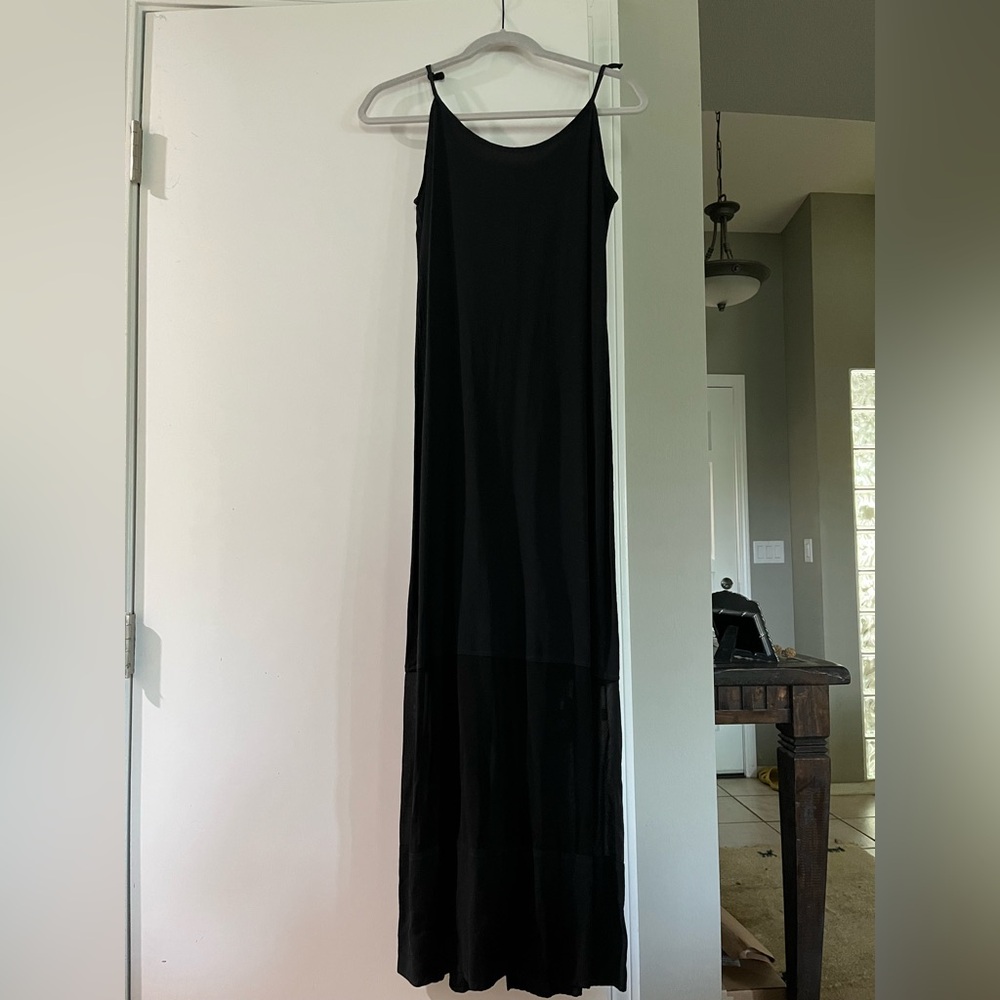 Maxi black dress